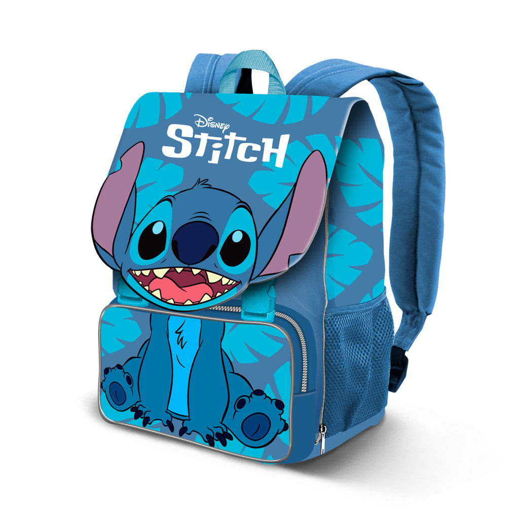 STITCH 3D iskolatáska KÉK - 30cm X 45cm X 21cm-0